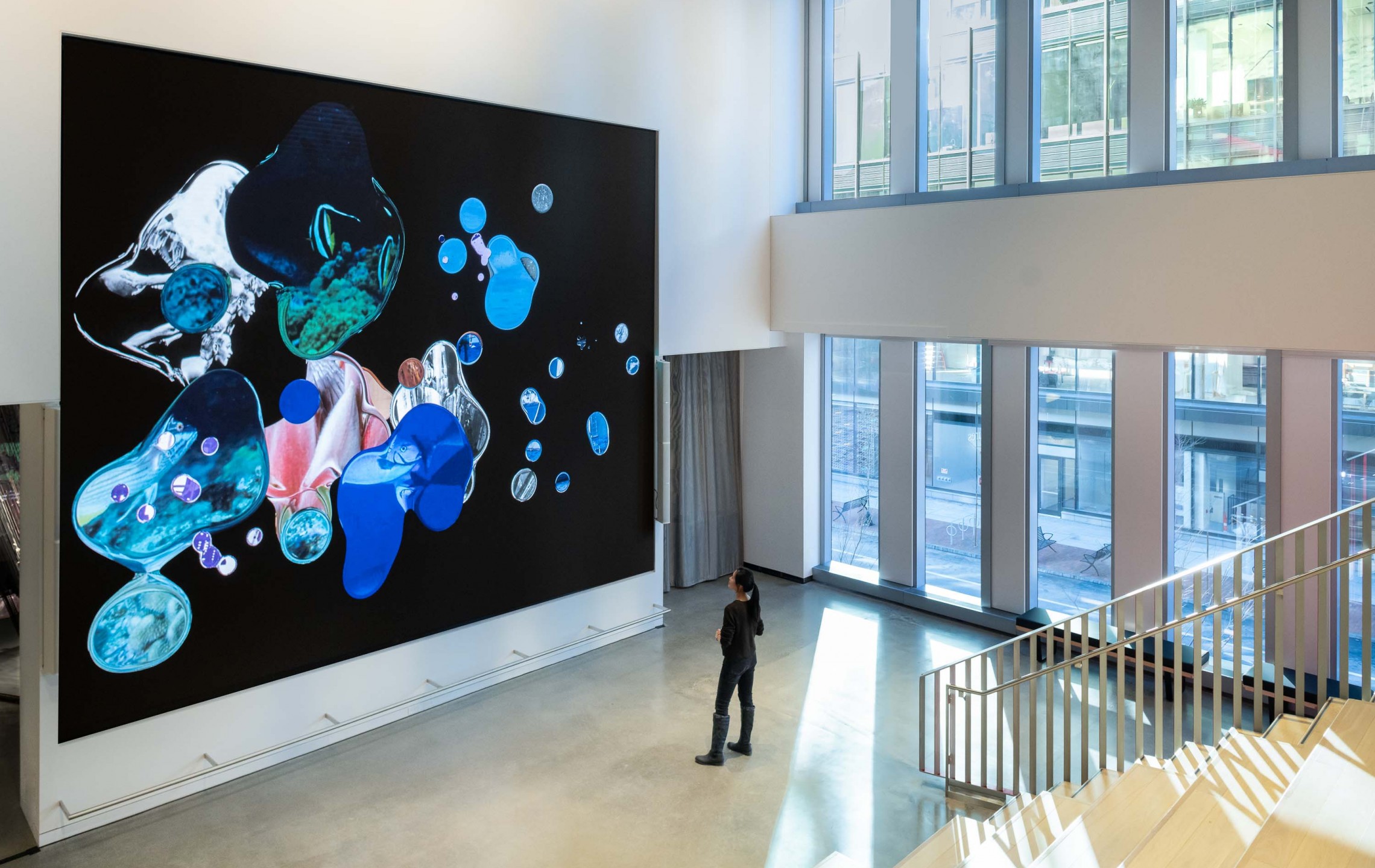 thegreeneyl new york MIT video installation new york liquid archive 