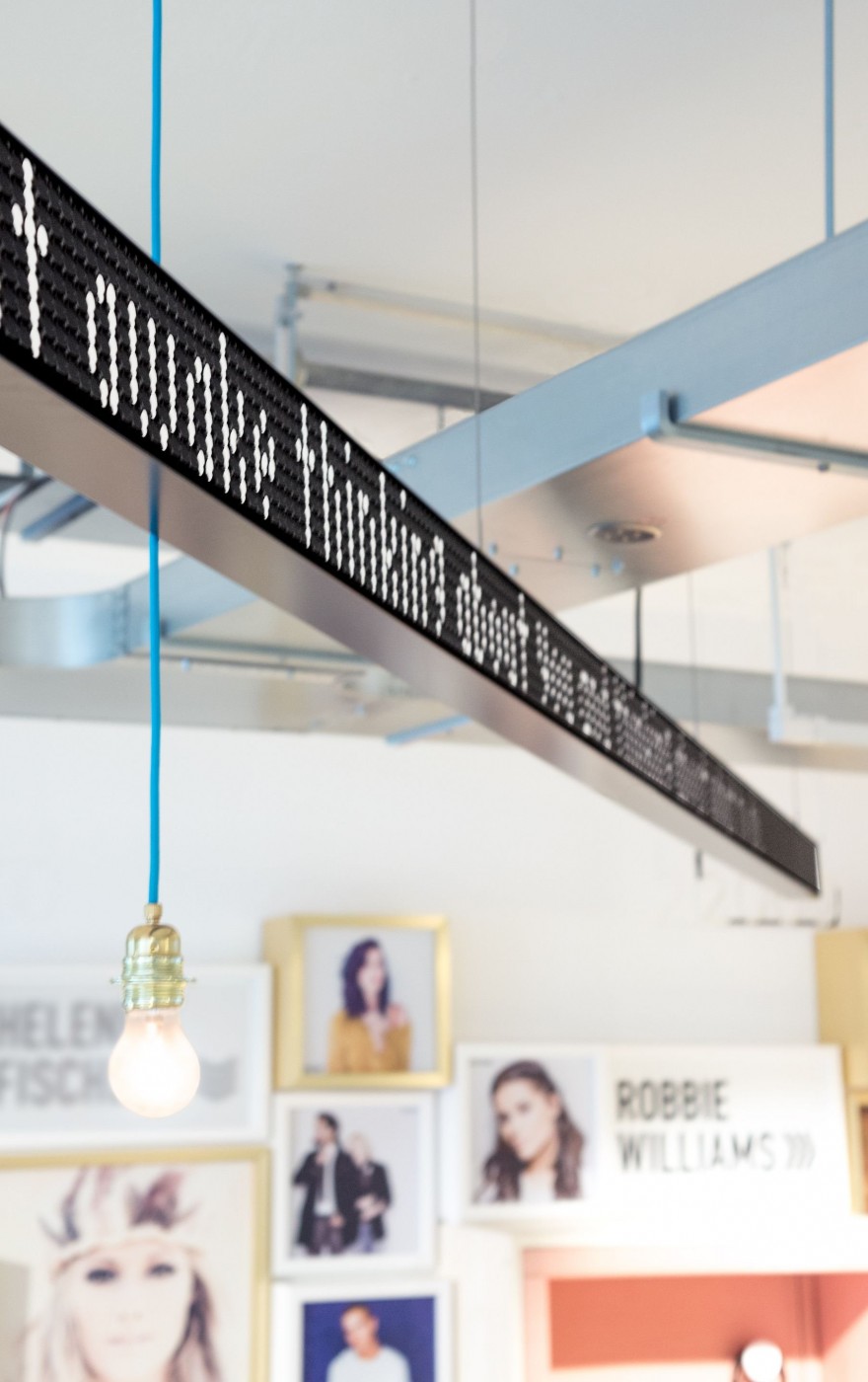 thegreeneyl universal music berlin installation design music data sculptures office